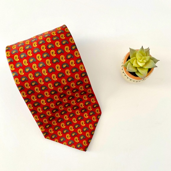 Brooks Brothers Paisley Silk Tie - Picture 1 of 8